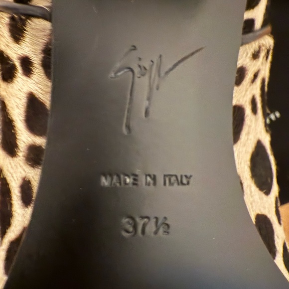 Giuseppe Zanotti Leopard Print Booties - Picture 8 of 15